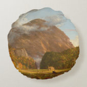 トマス・コールA山峠の眺め ラウンドクッション (裏面)