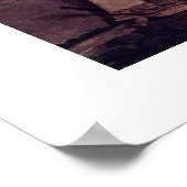 トマス・サリーによる竪琴を持つ婦人 ポスター (角)