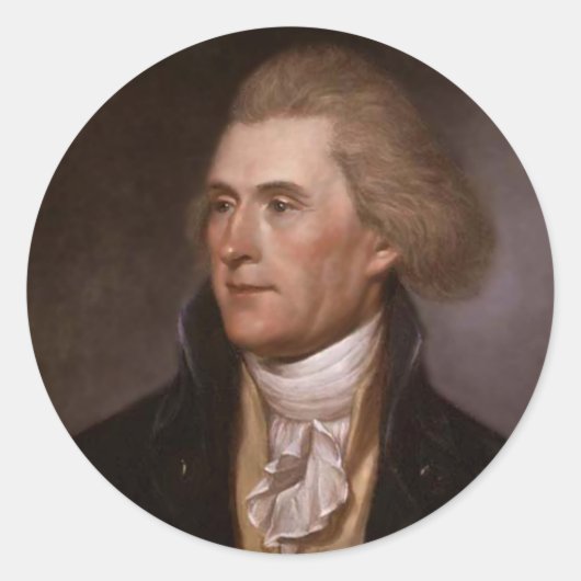 トマス・ジェファーソン大統領 ラウンドシール (正面)