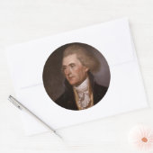 トマス・ジェファーソン大統領 ラウンドシール (封筒)