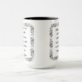 トマス・ジェファーソン引用文何ストップもできないマグ マグカップ (中央)