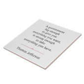 トマス・ジェファーソン引用文 タイル (側面)