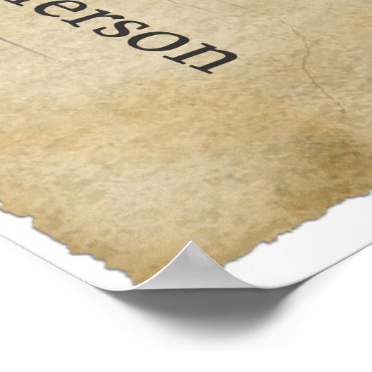 トマス・ジェファーソン引用文 ポスター (角)