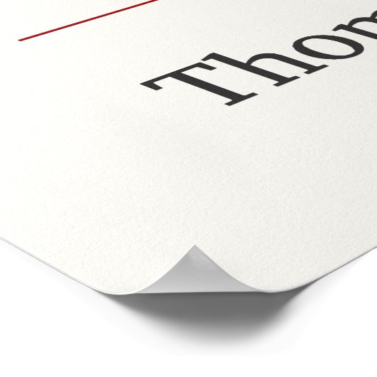 トマス・ジェファーソン引用文 ポスター (角)