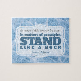 トマス・ジェファーソン感動的引用文「原理」 ジグソーパズル