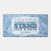 トマス・ジェファーソン感動的引用文「原理」 デスクマット (正面)