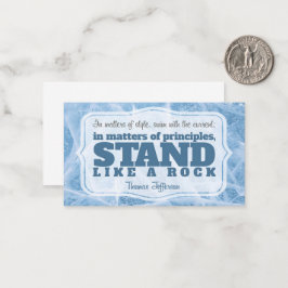 トマス・ジェファーソン感動的引用文「原理」 ノートカード