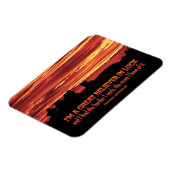 トマス・ジェファーソン感動的引用文「Luck」フレキシ マグネット (左側)