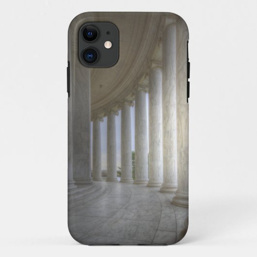 トマス・ジェファーソン記念円形コロンナーデ Case-Mate iPhoneケース (裏面)