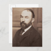 トマス・ハーディ（1840年～1928年）（セピア写真） ポストカード (正面/裏面)