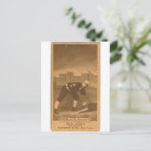 トマス・バーンズ、シカゴ・ホワイト・ストッキング ポストカード (スタンド正面)