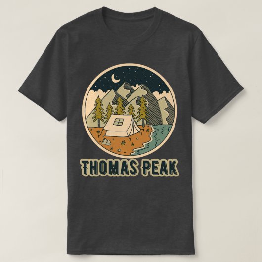 トマス・ピーク1 Tシャツ (デザイン正面)