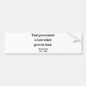 トマス・ペインの引用文1a バンパーステッカー (正面)