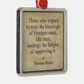 トマス・ペイン メタルオーナメント (右)