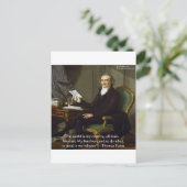 トマス・ペイン"私の兄弟"引用文ギフト&カード ポストカード (スタンド正面)