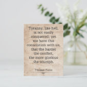 トマス・ペイン#1 ポストカード (スタンド正面)