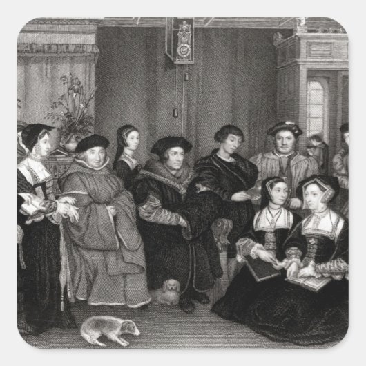 トマス・モアの家族 スクエアシール (正面)