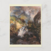 トマス・モランによる山の子供たち ポストカード (正面)