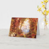 トマス・モランの木の下 カード (黄色い花)