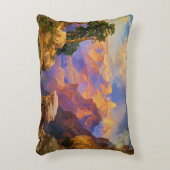 トマス・モラン・アート、グランドキャニオンとレインボー アクセントクッション (正面(垂直))