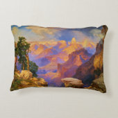 トマス・モラン・アート、グランドキャニオンとレインボー アクセントクッション (裏面)