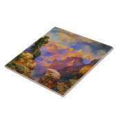 トマス・モラン・アート、グランドキャニオンとレインボー タイル (側面)