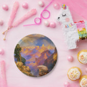 トマス・モラン・アート、グランドキャニオンとレインボー ペーパープレート (パーティー)