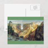 トマス・モラン – グランドキャニオン・オブ・ザ・イエローストーン ポストカード (正面/裏面)