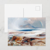 トマス・モラン・ホット・春・オブ・ザ・イエローストーン ポストカード (正面/裏面)