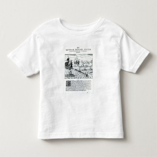 トマスCavendishの探険 トドラーTシャツ (正面)