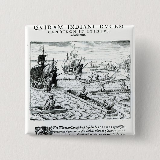 トマスCavendishの探険 缶バッジ (正面)