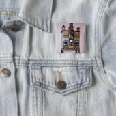 トマスChippendaleのスタイルの塔のキャビネット 缶バッジ (インサイチュ)