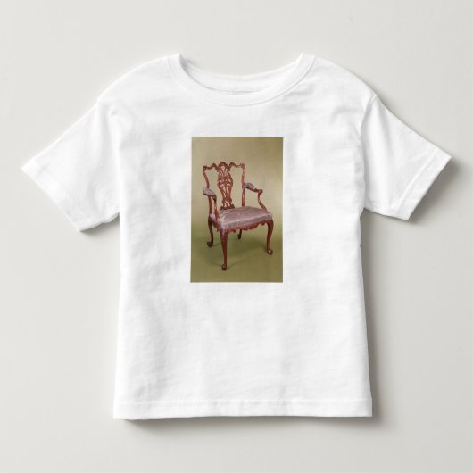 トマスChippendale、c.1760著肘掛け椅子 トドラーTシャツ (正面)
