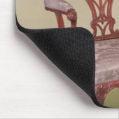 トマスChippendale、c.1760著肘掛け椅子 マウスパッド (コーナー)