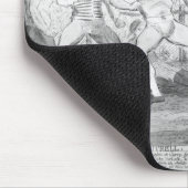 トマスFutrell及びジョン間のボクシング試合 マウスパッド (コーナー)