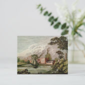 トマスLombe's Silk Mill、ダービー ポストカード (スタンド正面)