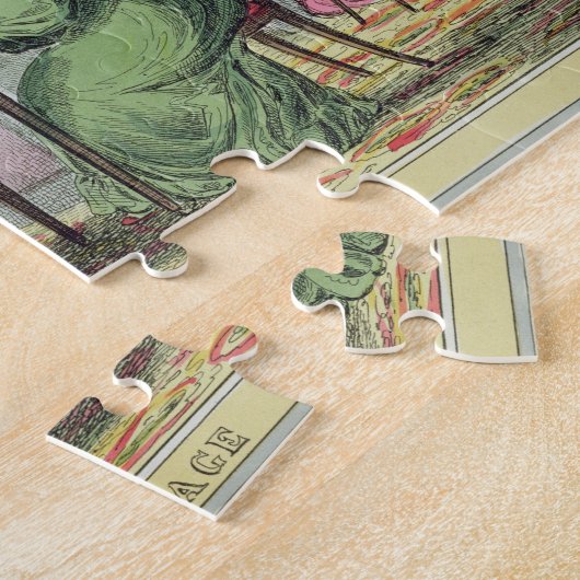 トマスMcLeanが出版するCribbageロンドン(colo ジグソーパズル (側面)