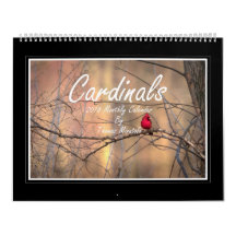 トマスMinutolo著（鳥）ショウジョウコウカンチョウ2018の月例カレンダー