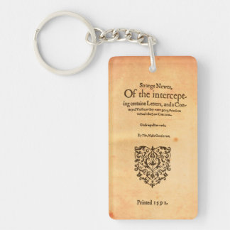 トマスNashe 1592のとびらシェークスピアKeychain キーホルダー