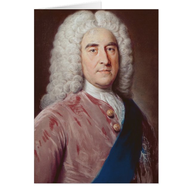 トマスPelham Hollesのポートレート (正面)