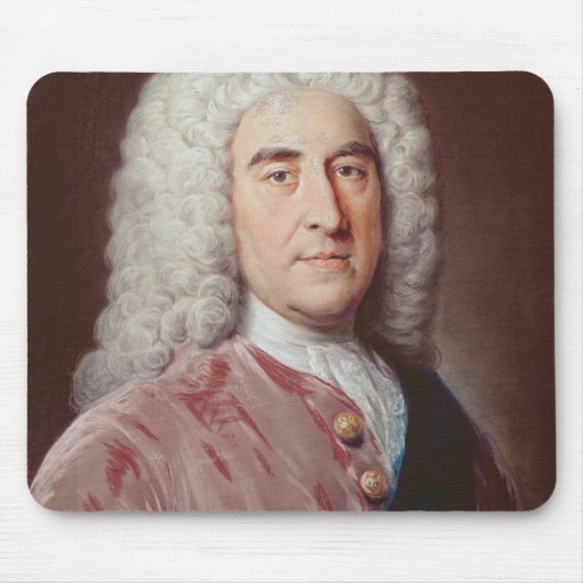 トマスPelham Hollesのポートレート マウスパッド (正面)