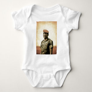 トマスSankara -ブルキナファソ-アフリカの大統領 ベビーボディスーツ