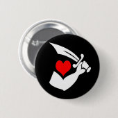 トマスTewハート 缶バッジ (正面&裏面)