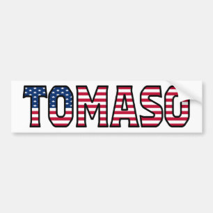 トマソ名Vorname USAオーフクレバーステッカーAuto バンパーステッカー