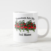トマトおもしろいは私の土の仲間 ジャンボコーヒーマグカップ (右)