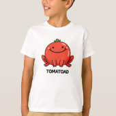 トマトおもしろいトマトトアドプン Tシャツ (正面)