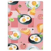 トマトおよび卵焼きパターン クリップボード (裏面)