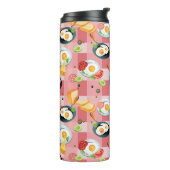 トマトおよび卵焼きパターン タンブラー (回転左)