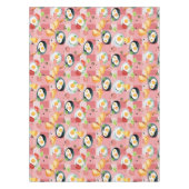 トマトおよび卵焼きパターン テーブルクロス (正面)