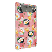 トマトおよび卵焼きパターン ミニクリップボード (アングル)